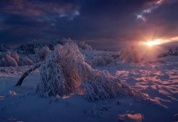 Зимние фото пейзажи из Крыма - №27