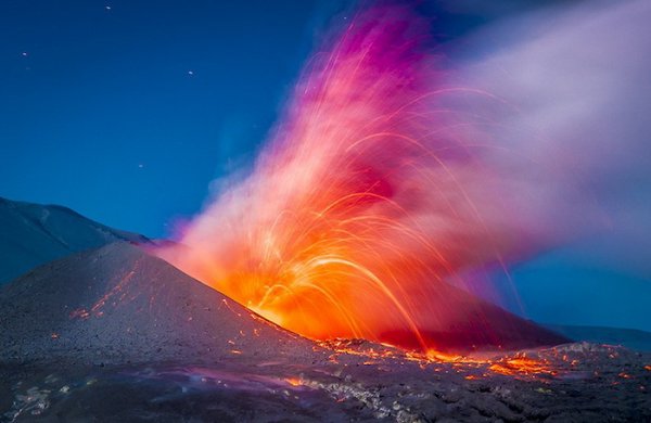 Лучшие фото кадры извержения вулканов мира - №3