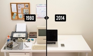 Как изменился рабочий стол за 34 года