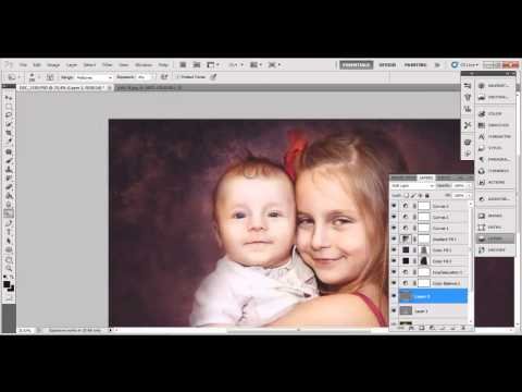Урок Фотошопа - обработка детского портрета