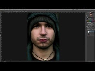 Обработка фото портрета в стиле компьютерного искусства