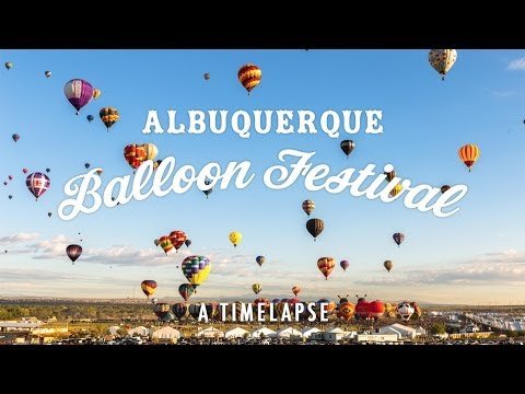 Time Lapse Фестиваль воздушных шаров