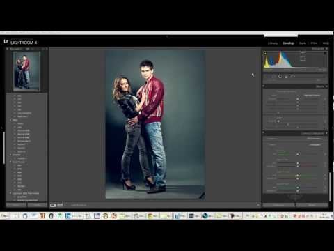 Как изменить фон студийного фото портрета в Фотошопе