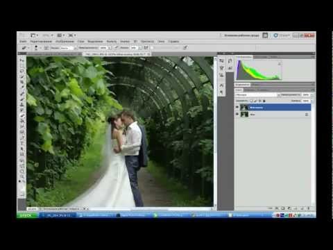 Обработка свадебных фотографий - ускоренное видео