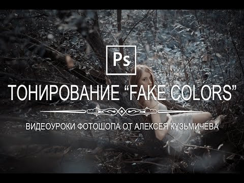 Тонирование в стиле "Fake Colors"