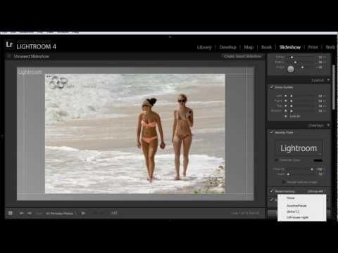 Как сделать копирайт и подпись в Lightroom 4