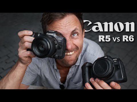 Canon R5 vs R6 тест