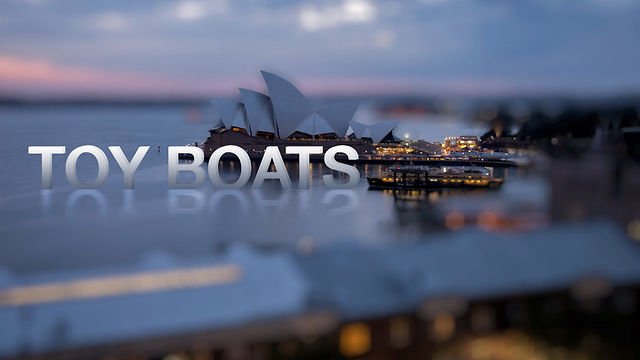Игрушечные лодки в Сиднее