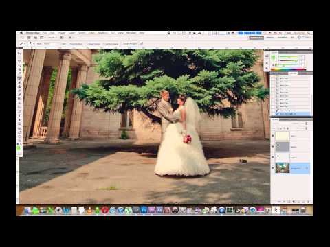 Обработка свадбеного фото в Photoshop и Lightroom