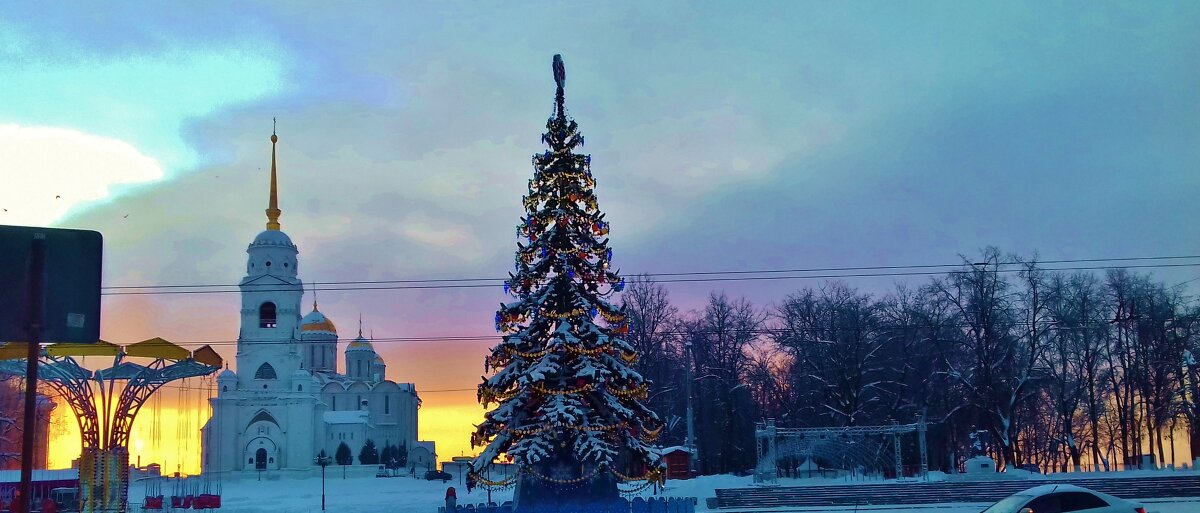 красивый закат - Владимир 