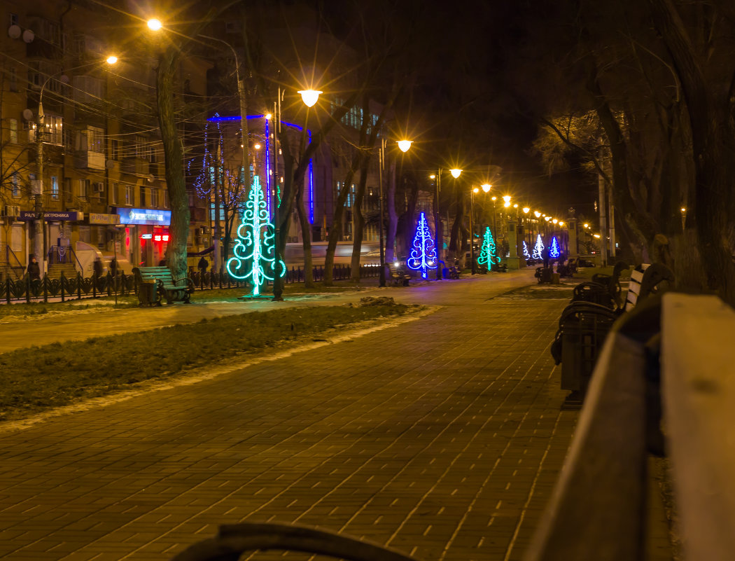 Городской пейзаж - Юрий Стародубцев