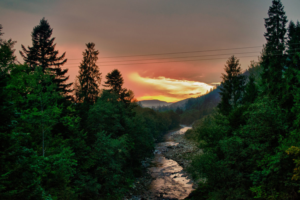 Река в горах - isalo 