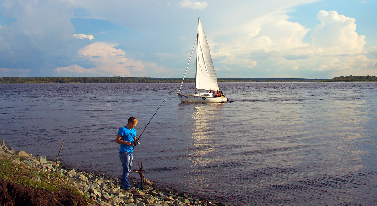на реке Обь... - Олег Петрушов на реке Обь... - Олег Петрушов