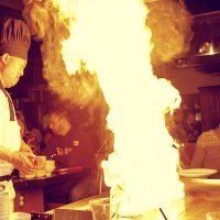 Обед с огнем. :: Алена Торопов