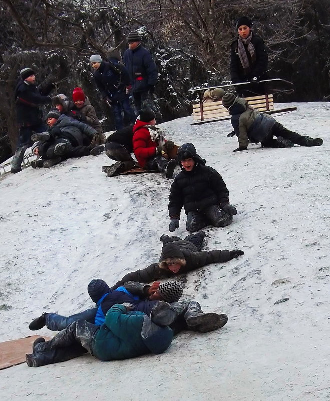 Ледовая  горка - Александр Цисарь