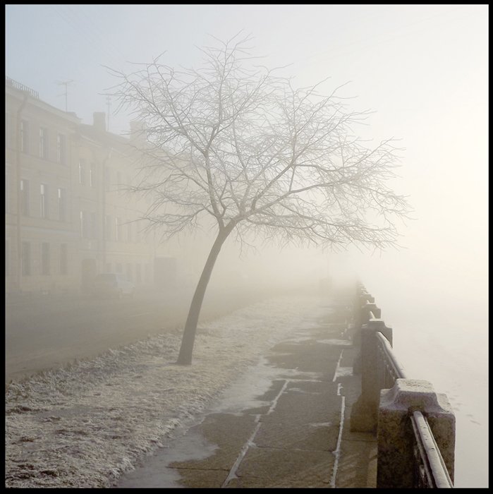 С-Петербург, Набережная р.Фонтанки, март 2012 г. - Марк Васильев