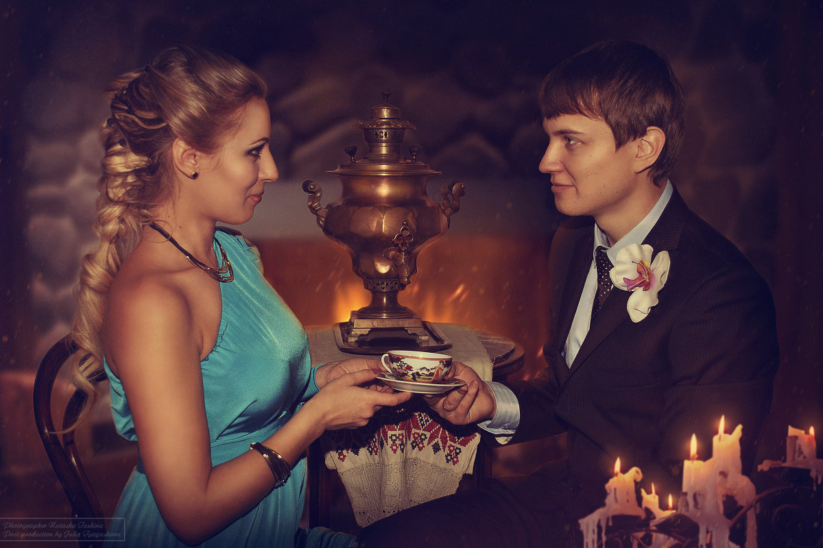 Обработка свадебной фотографии - Юлия Тягушова