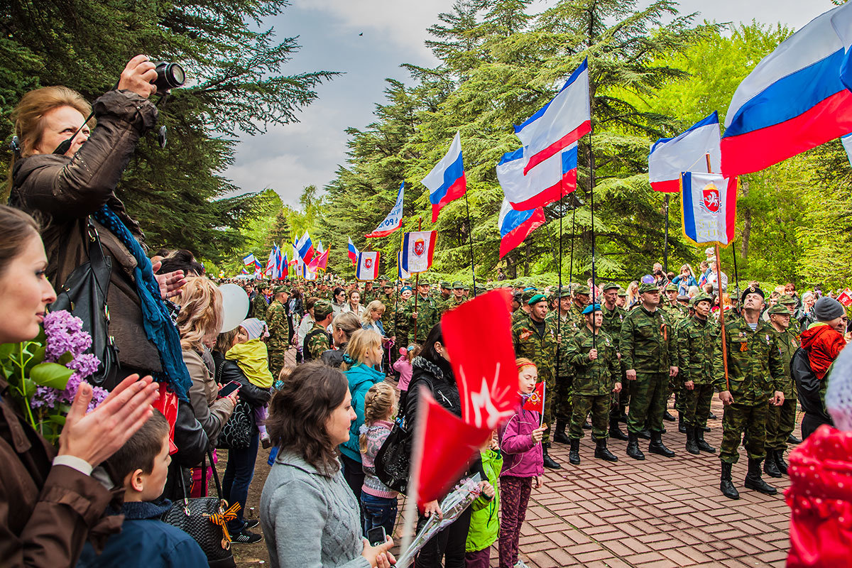 Крым,г.Симферополь,День Победы,9 мая 2014 года. - Евсей Крымский