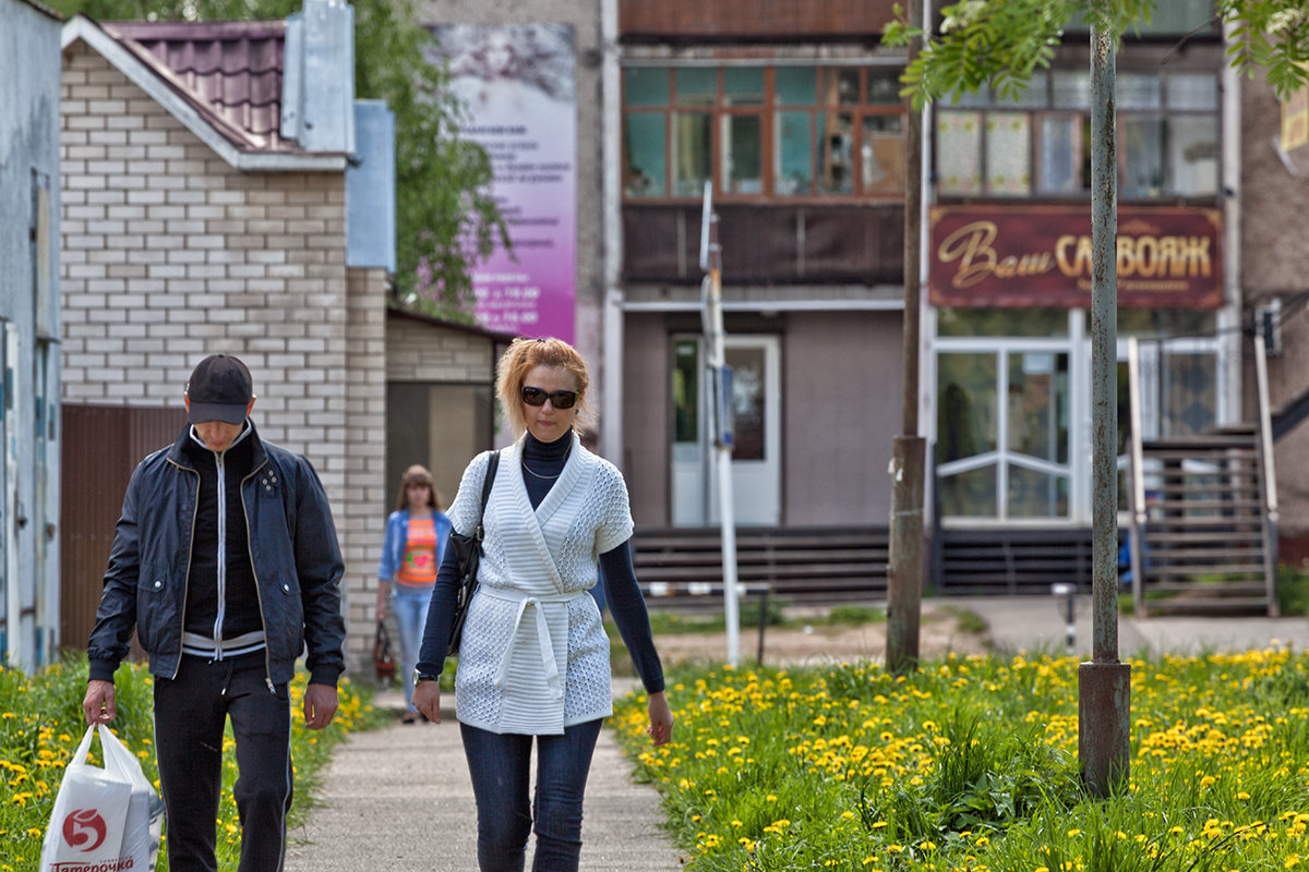 Солнечный день в городке - Анатолий Тимофеев