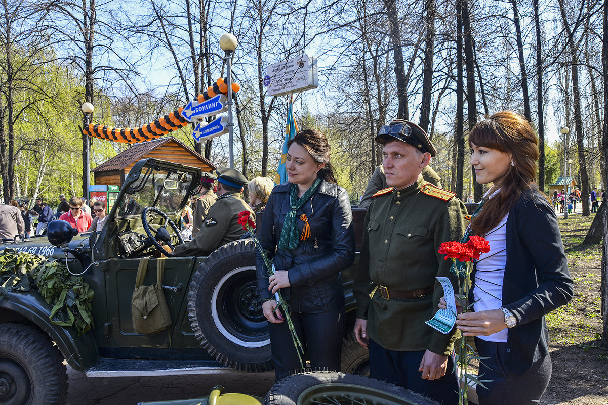 Фото с реконструктором - Аркадий Беляков