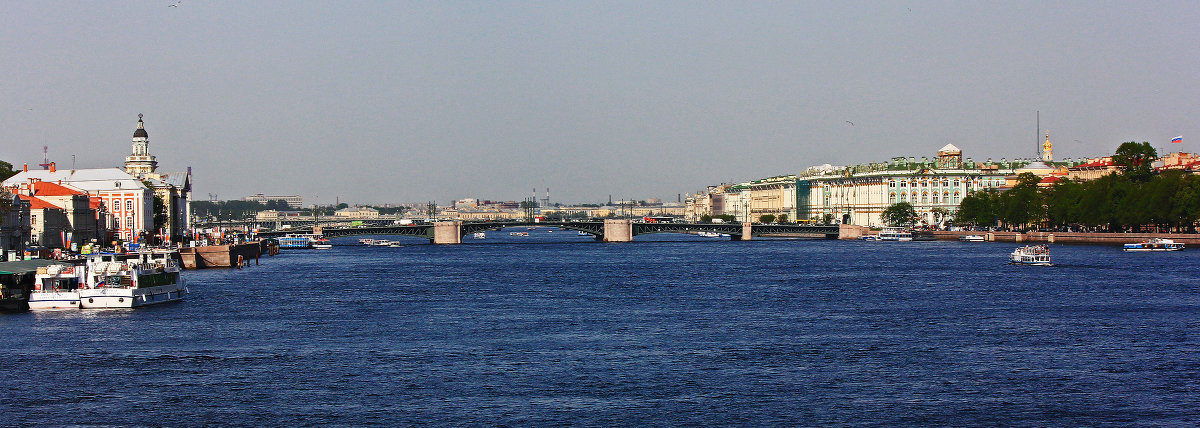 Виды Петербурга.(С Благовещенского Моста) - Александр Лейкум