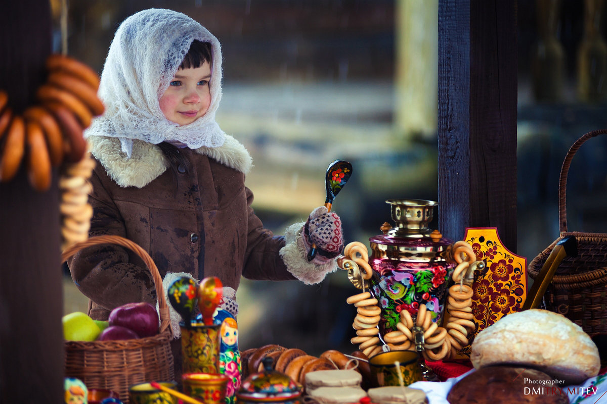 Children in Russian Village - Дмитрий Митев