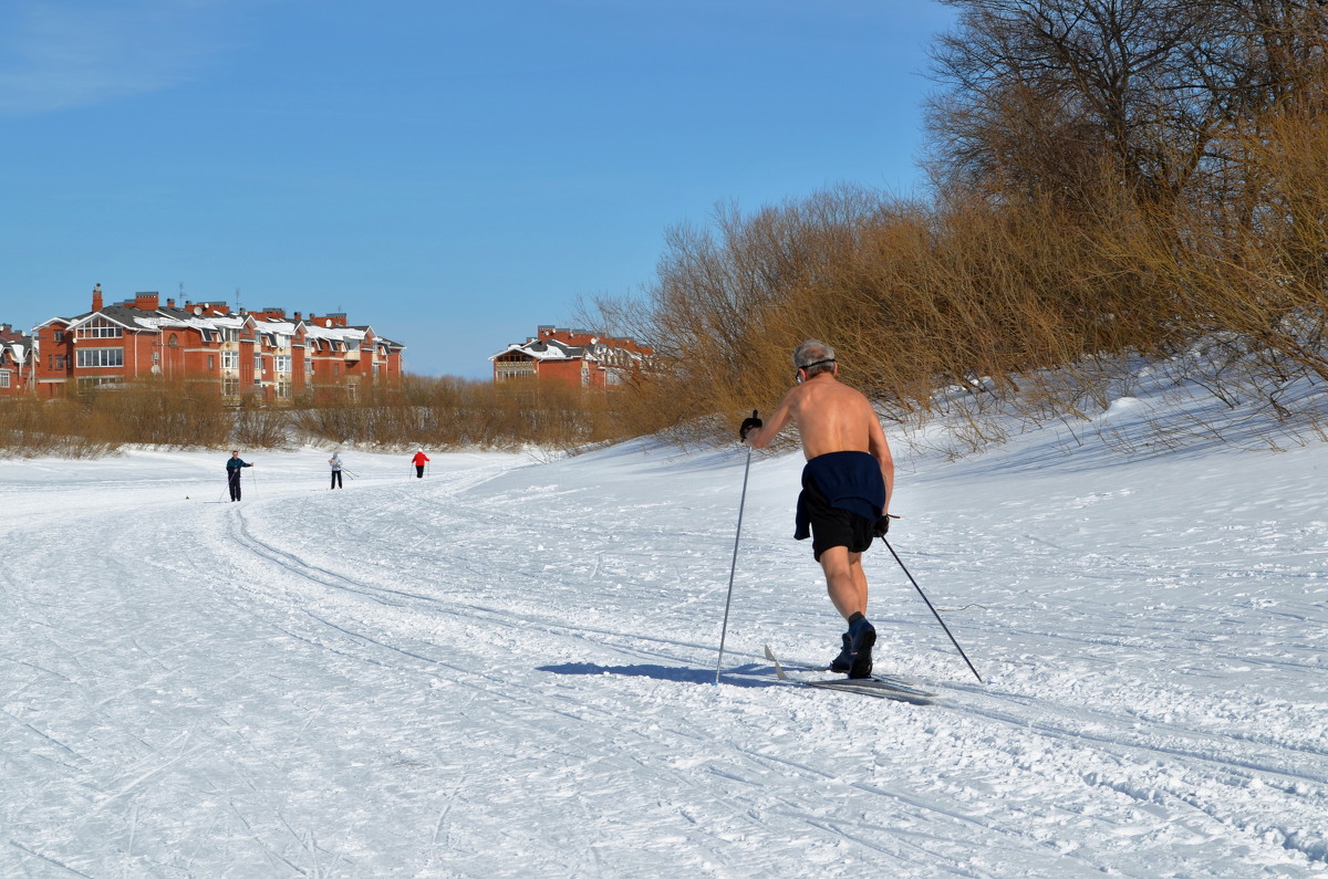лыжник - Натали Зимина