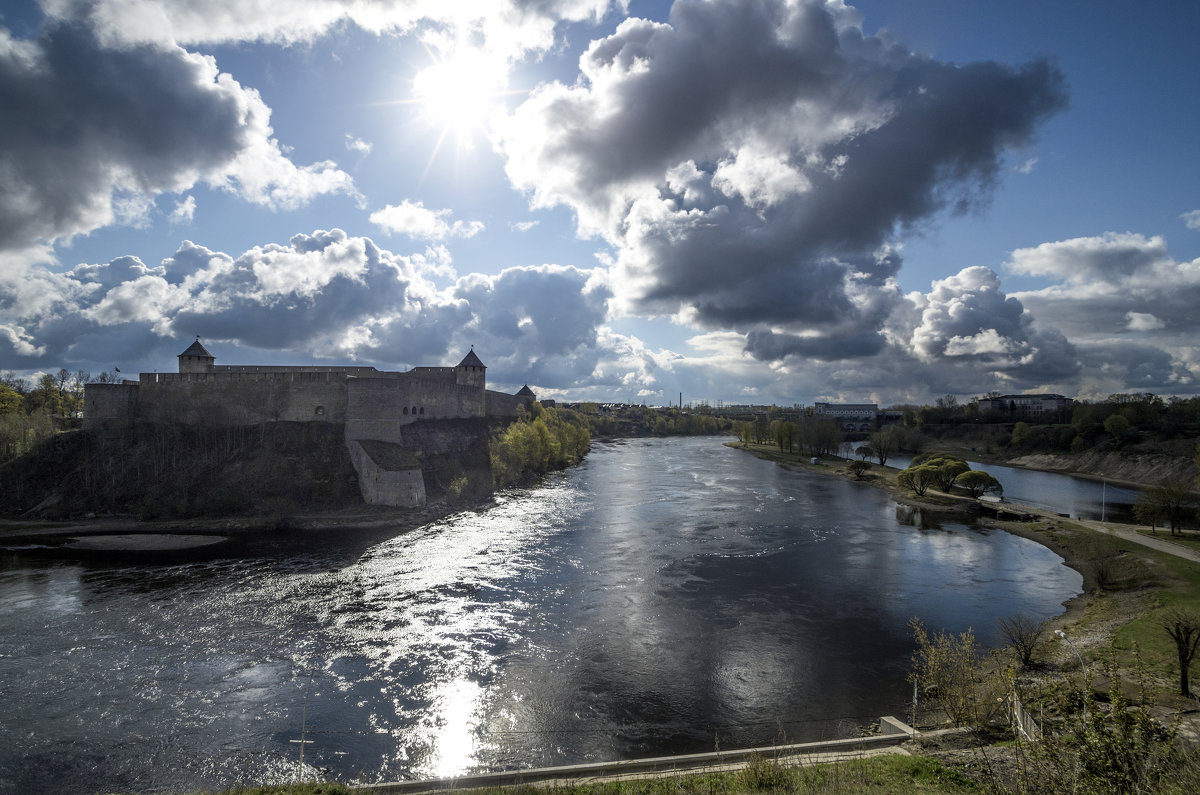 Река, солнце, облака - shvlad 