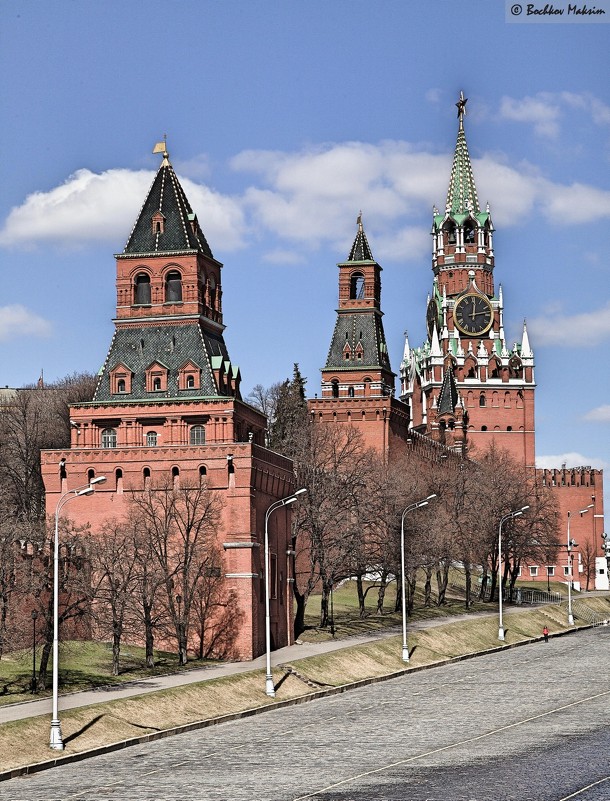 Кремль со стороны Большого Москворецкого моста - Максим Бочков