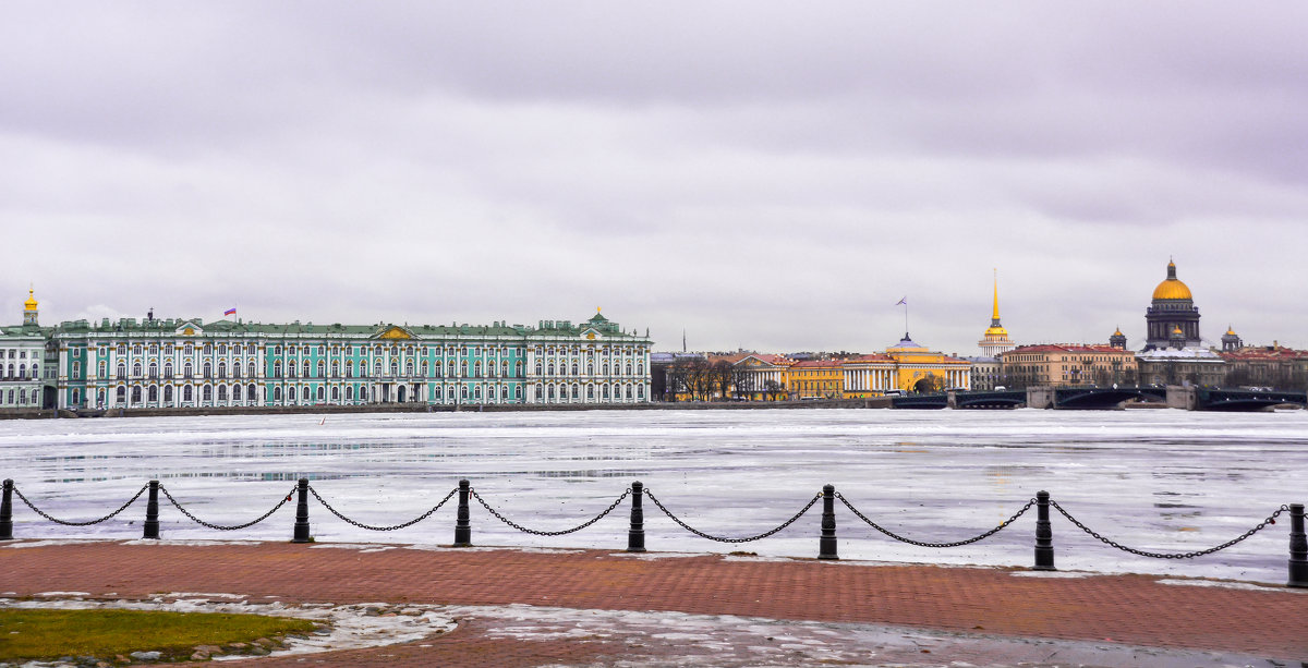 Вид на дворцовый мост. - Виктор Орехов