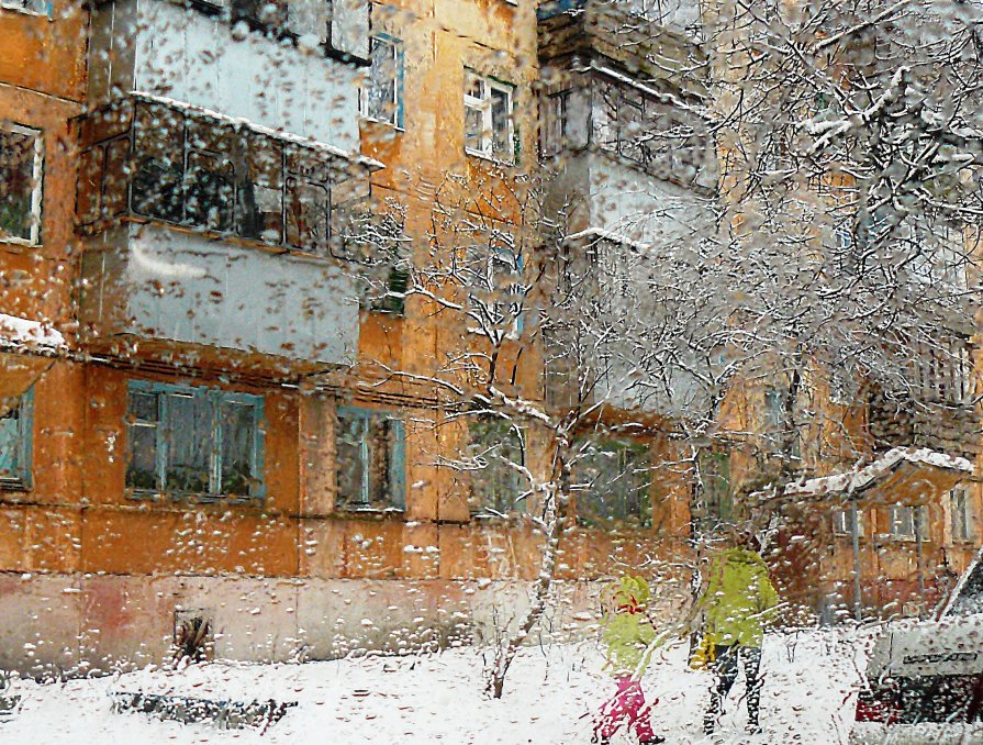 Картина маслом ("Художник - февраль") - Александр Герасенков