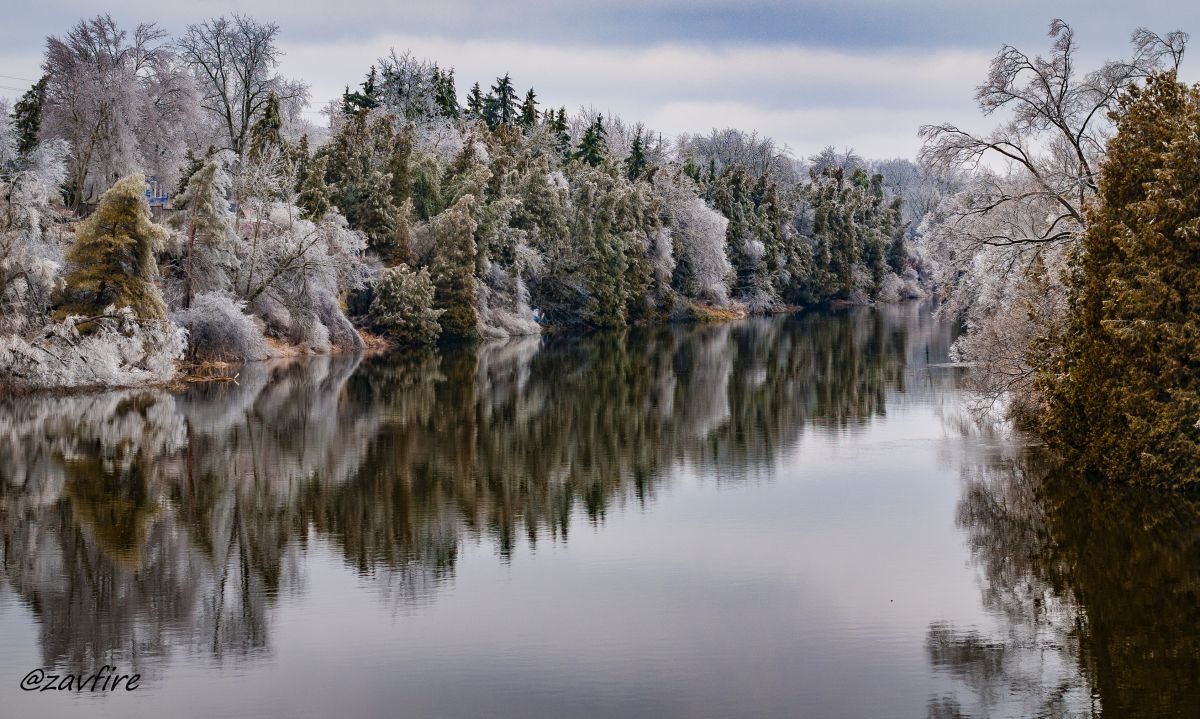 Grand River after Freezing Rain - Andy Zav