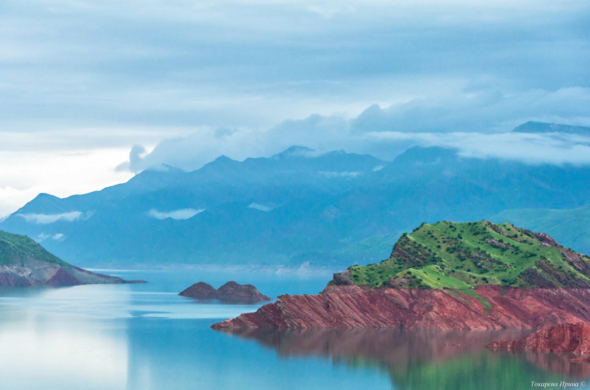 Таджикистан. Нурекское водохранилище - Ирина Токарева Таджикистан. Нурекское водохранилище - Ирина Токарева