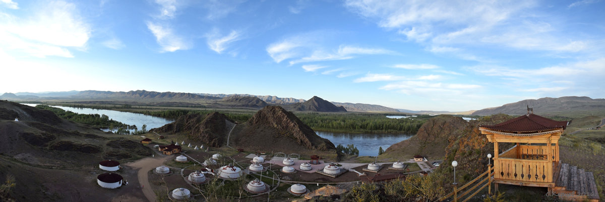 База Агдын-Булак. Панорама. - Сергей Карцев База Агдын-Булак. Панорама. - Сергей Карцев