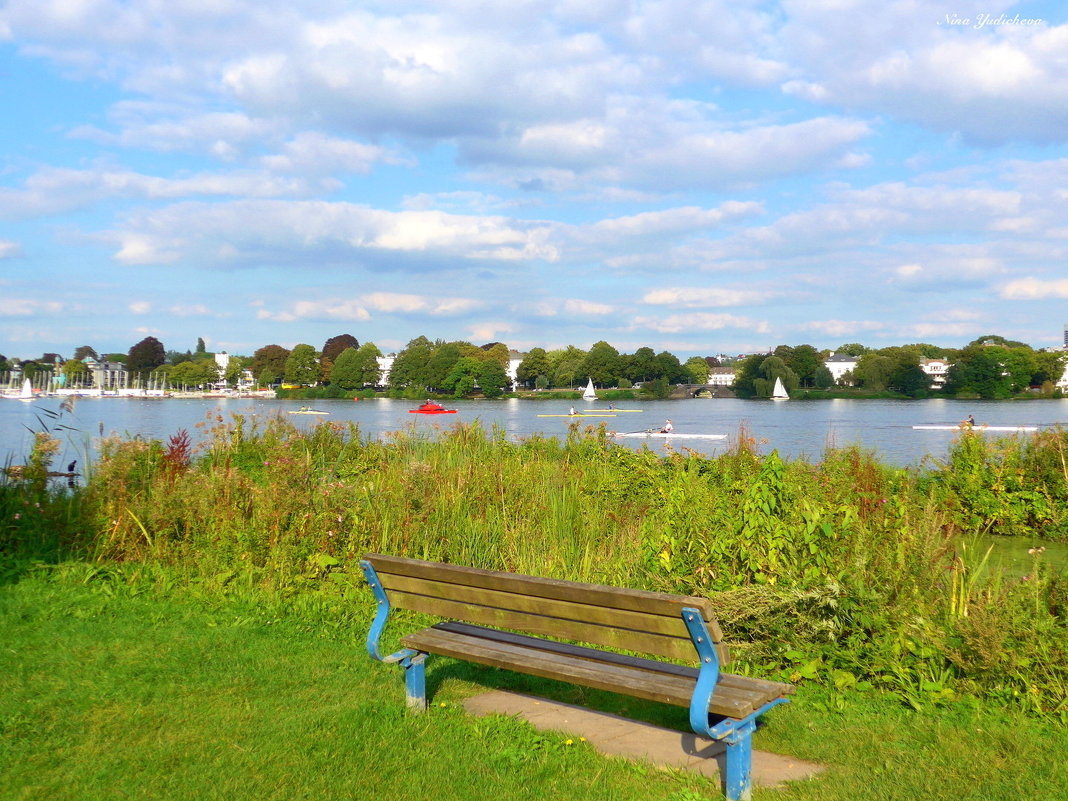 Alster. Hamburg - Nina Yudicheva