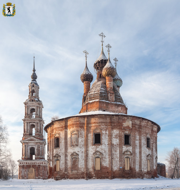 Ярославский район. Село Курба. Храм Казанской иконы Божией Матери с колокольней - Алексей Шаповалов Стерх