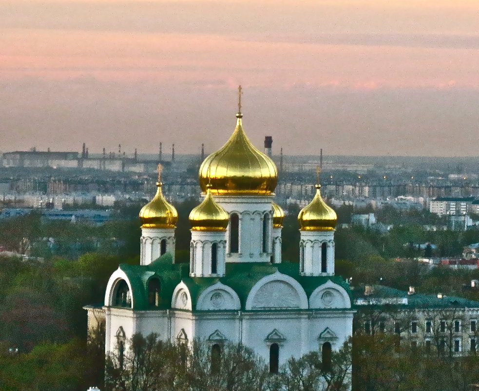 купола Екатерининского собора в Царском Селе - Елена 