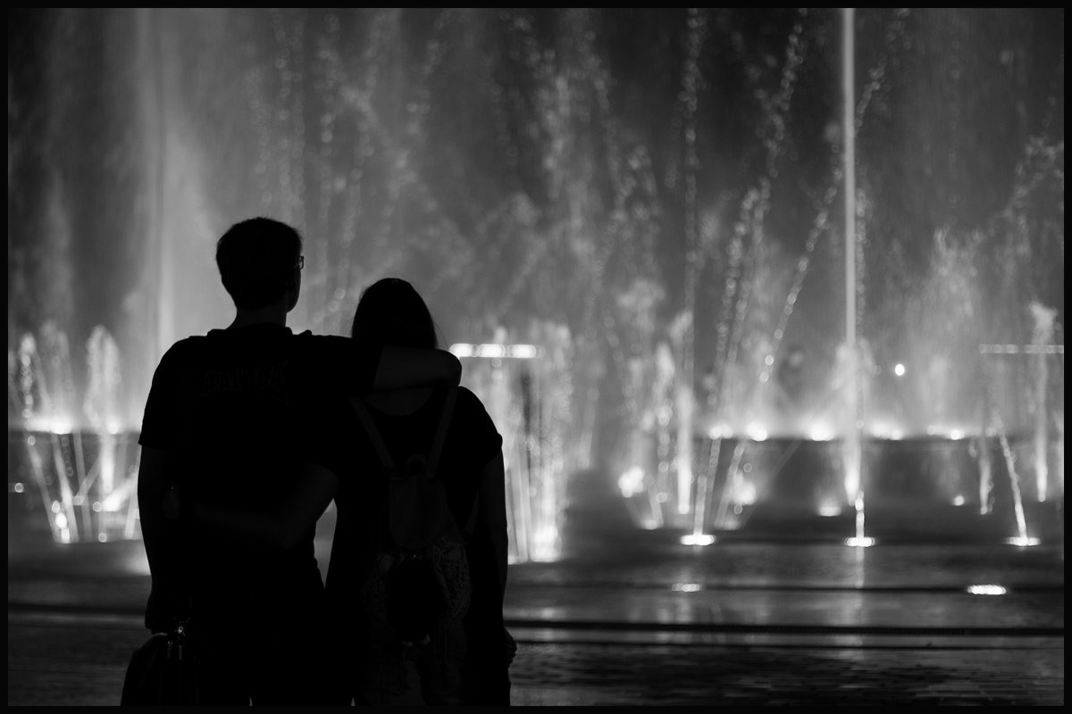 Ночные фонтаны. Хабаровск - Татьяна Петрова Ночные фонтаны. Хабаровск - Татьяна Петрова