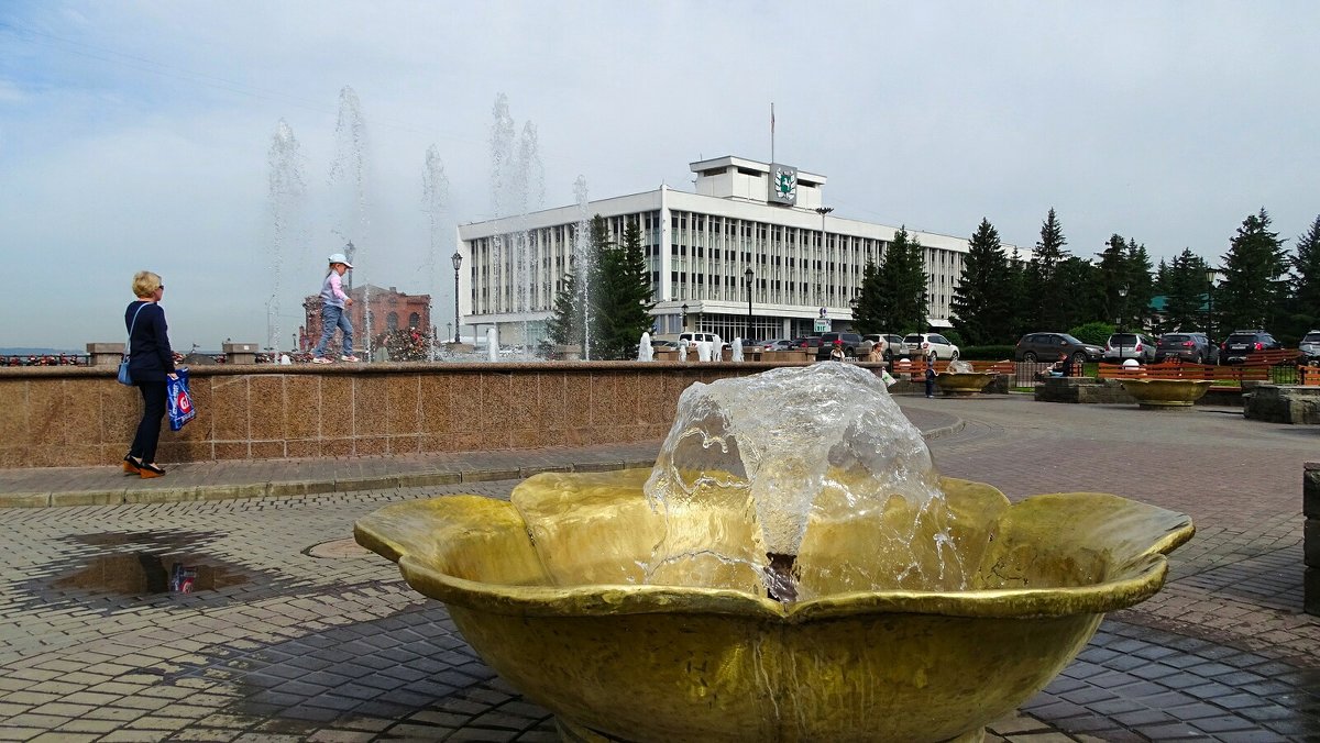 Фонтаны г.Томска - Милешкин Владимир Алексеевич 