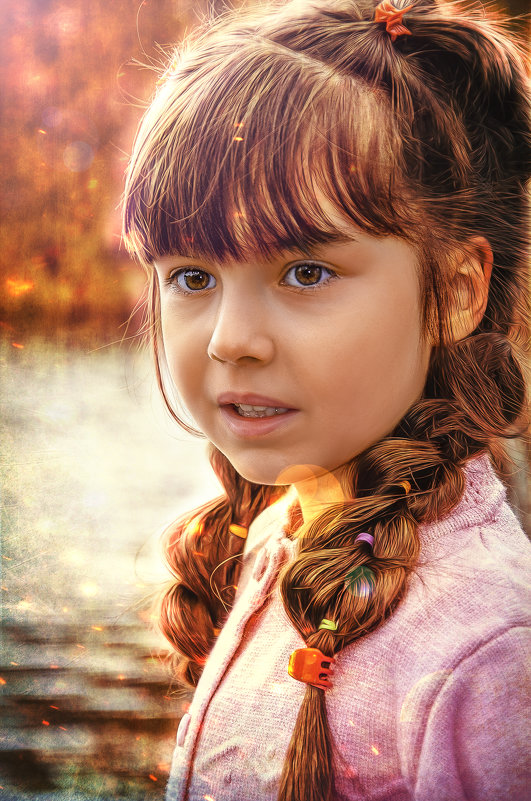 Портрет "Осень.. грусть.." - Максим С Портрет "Осень.. грусть.." - Максим С