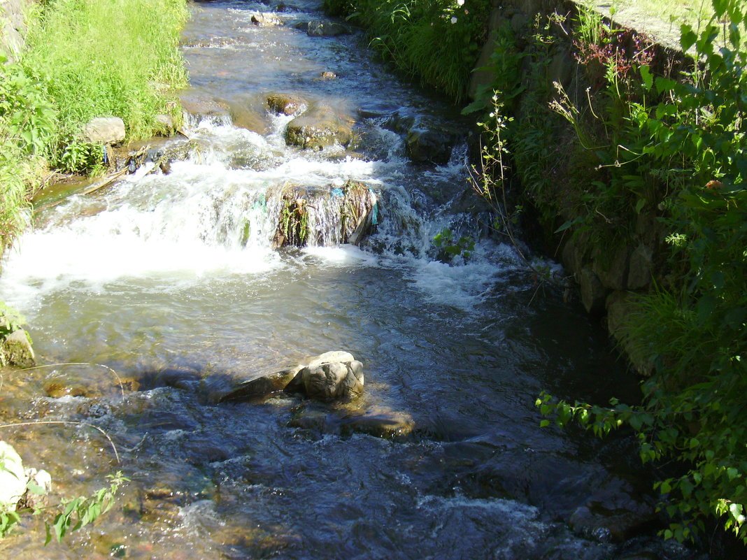 Горная река в Рахове - Андрей Васильевич Коляскин Горная река в Рахове - Андрей Васильевич Коляскин