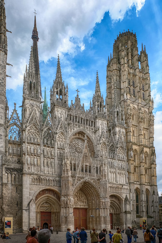 Руан. Cathédrale Notre-Dame de Rouen, Собор Руанской Богоматери. - Надежда Лаптева