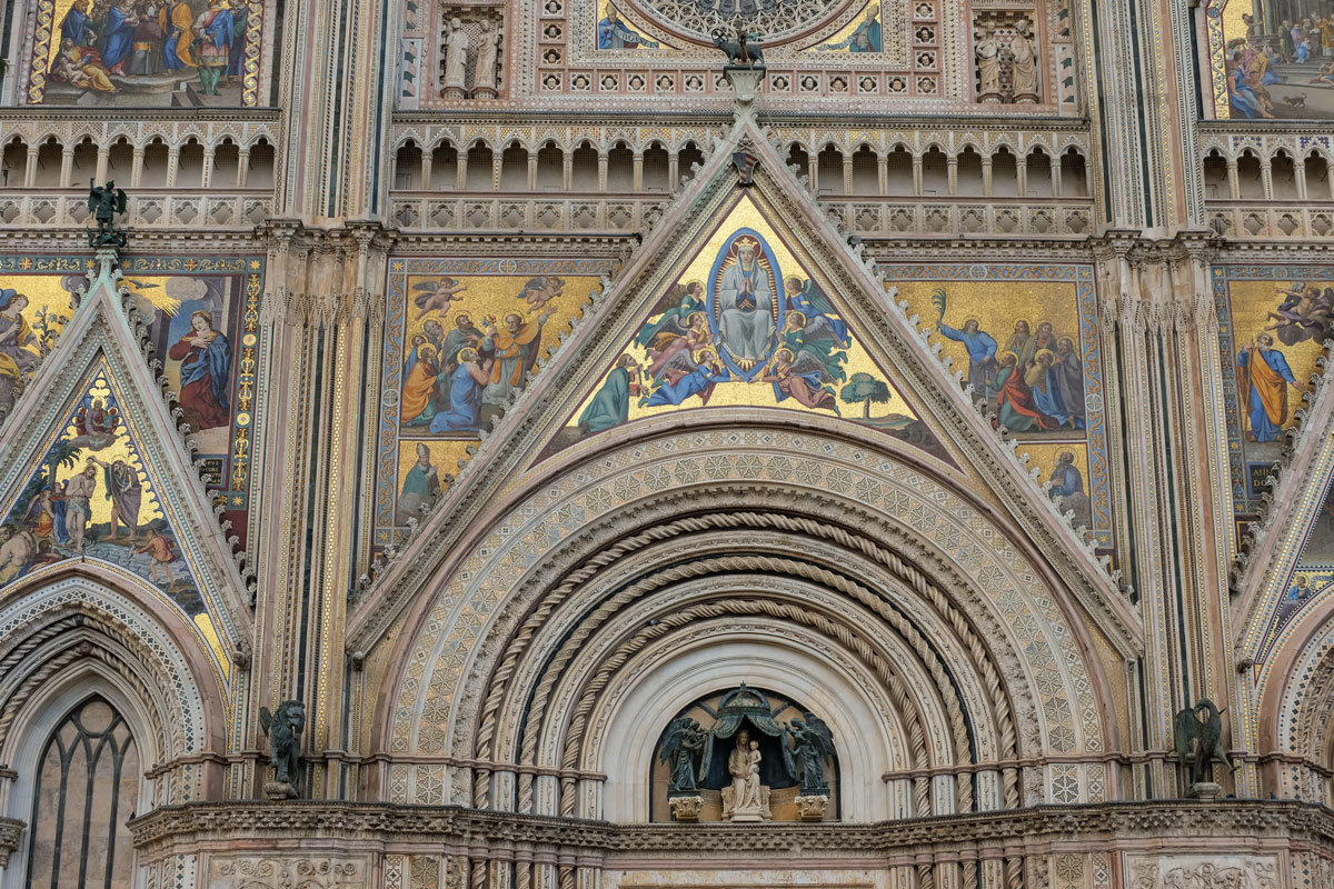 Умбрия. Орвието. Кафедральный собор (Duomo di Orvieto). - Надежда Лаптева