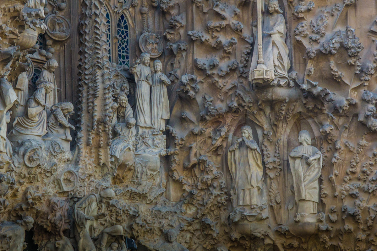 Фрагменты Собора Sagrada Familia Барселона. - Andrey Odnolitok