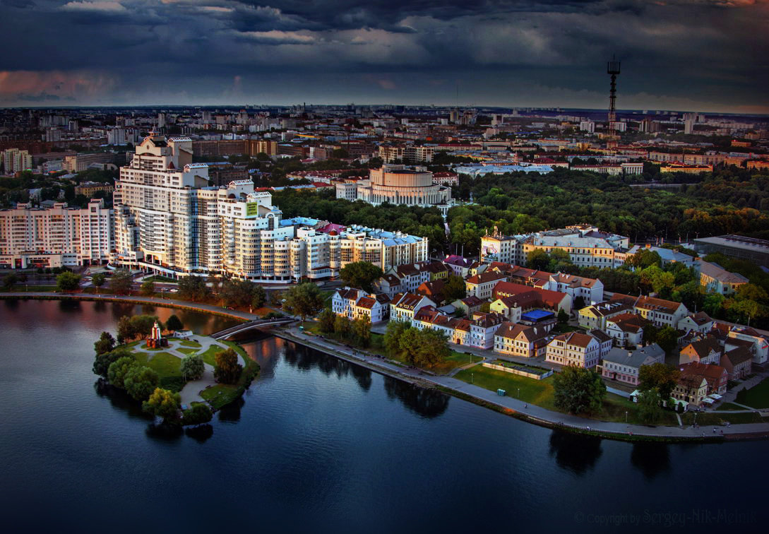 Последний луч заката над городом - Sergey-Nik-Melnik Fotosfera-Minsk