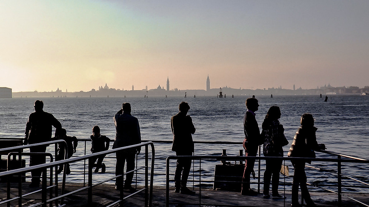 Lido di Venezia. Vista dal molo Santa Maria Elisabetta a Venezia. - Игорь Олегович Кравченко