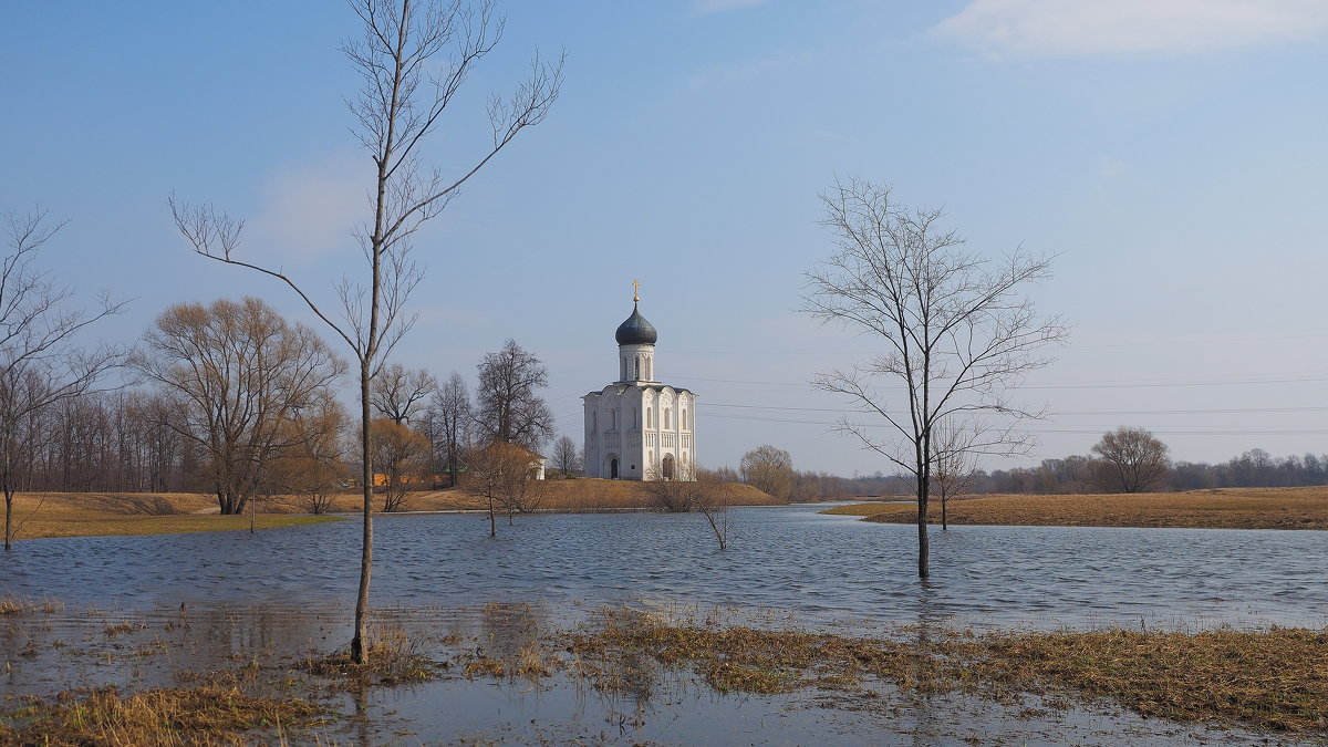 Весна, Храм Покрова на Нерли - Евгений Седов