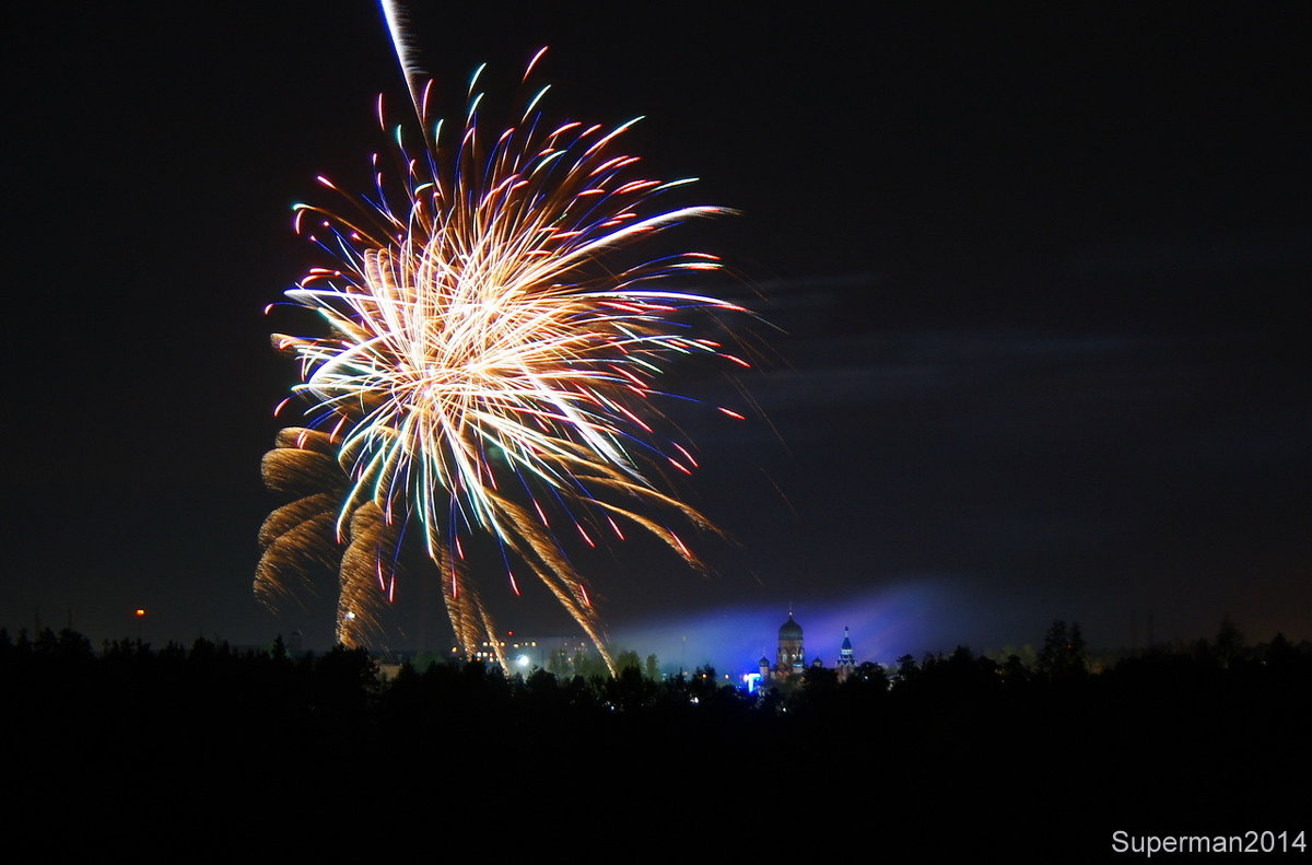 Салют в Ликино-Дулёво - Superman 2014 Салют в Ликино-Дулёво - Superman 2014
