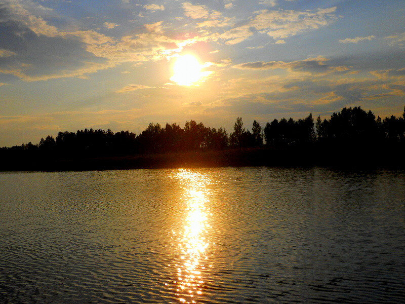 Солнечная дорожка на воде. - Восковых Анна Васильевна 