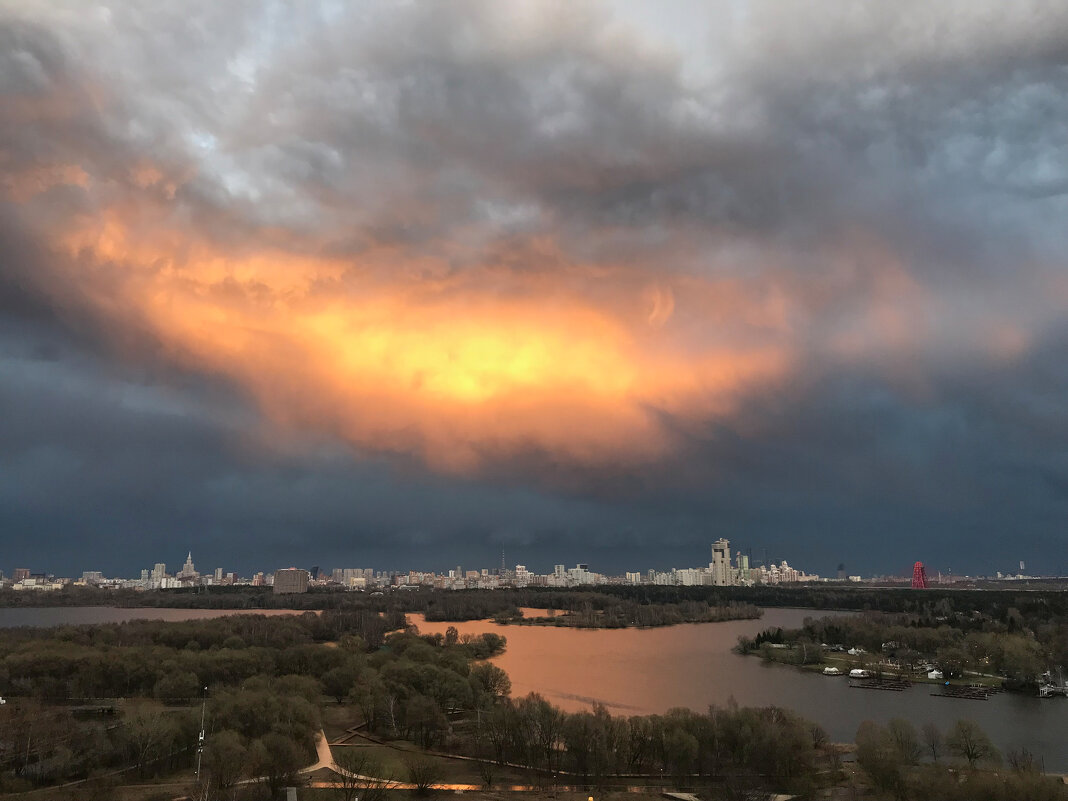 москва,строгинская пойма - Николай Соколухин